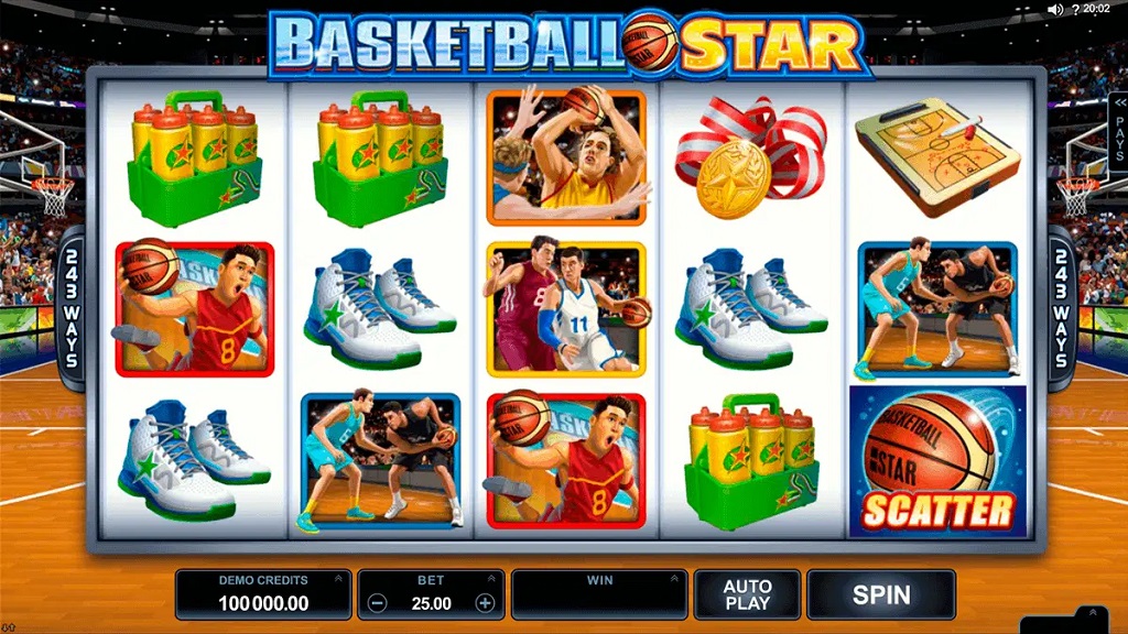 Скриншот слота Basketball от Evoplay Entertainment