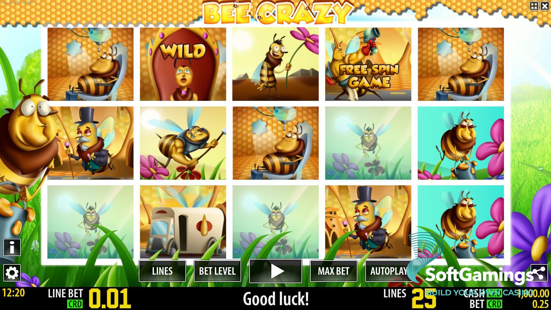 Скриншот слота Bee Crazy от Wazdan