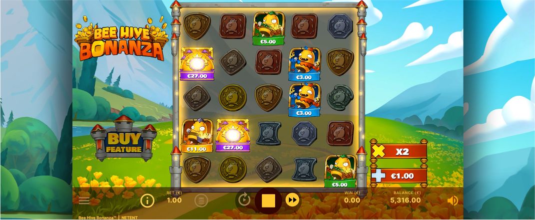 Скриншот слота Bee Hive Bonanza от Wazdan