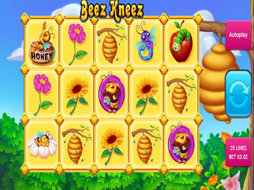Скриншот слота Beez Kneez от Eyecon
