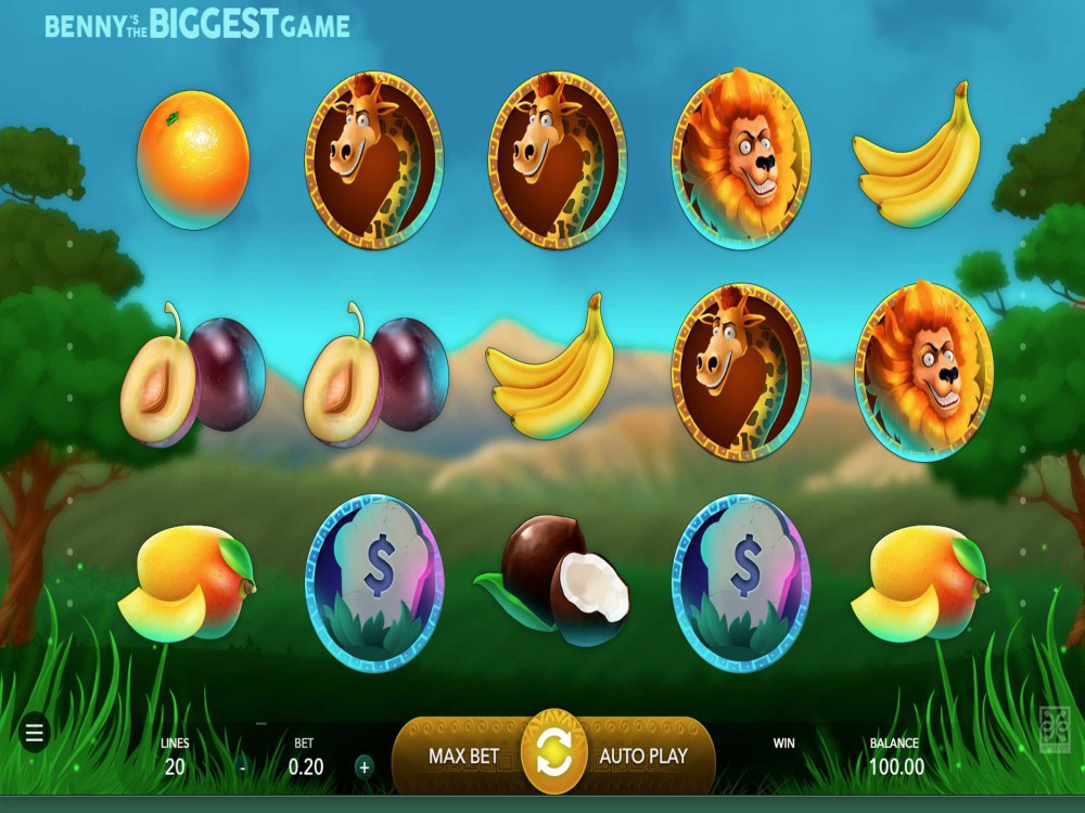 Скриншот слота Benny’s The Biggest Game от Saucify (BetOnSoft)