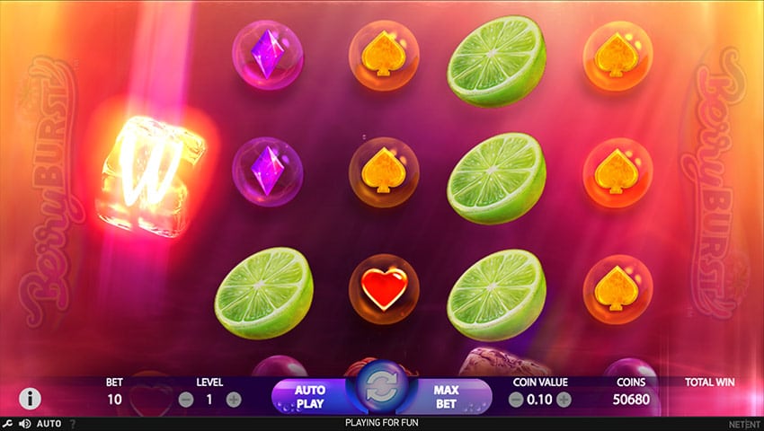Скриншот слота Berryburst от NetEnt