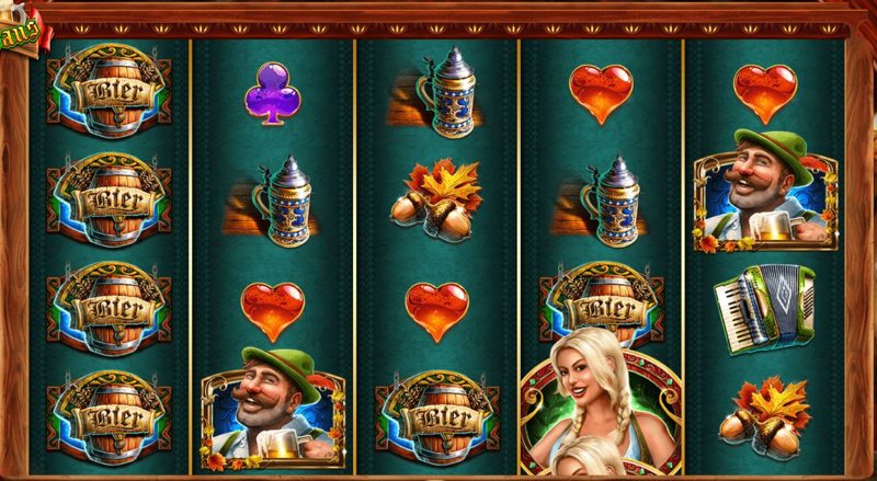 Скриншот слота Bier Party от Wizard Games