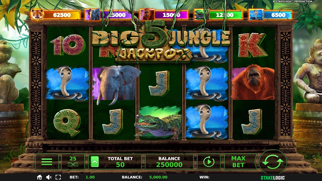 Скриншот слота Big 5 Jungle Jackpot от 7Mojos