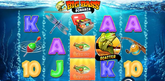 Скриншот слота Big Bass Bonanza от Pragmatic Play