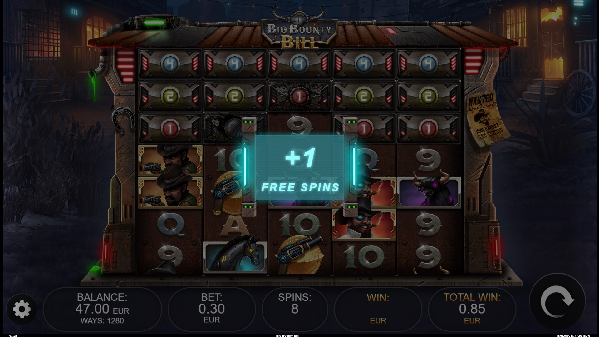 Скриншот слота Big Bounty Bill