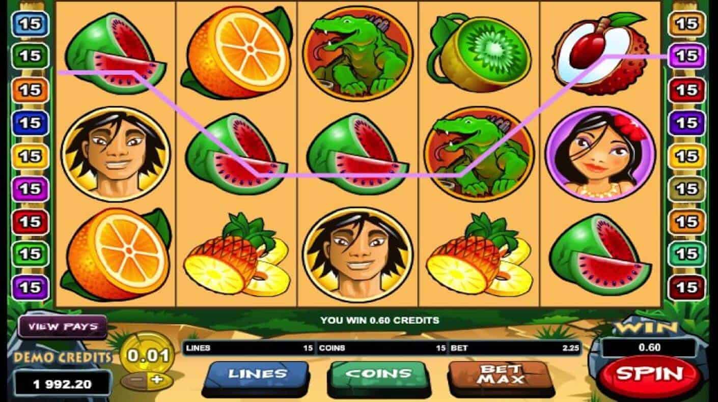 Скриншот слота Big Kahuna Snakes & Ladders от Microgaming