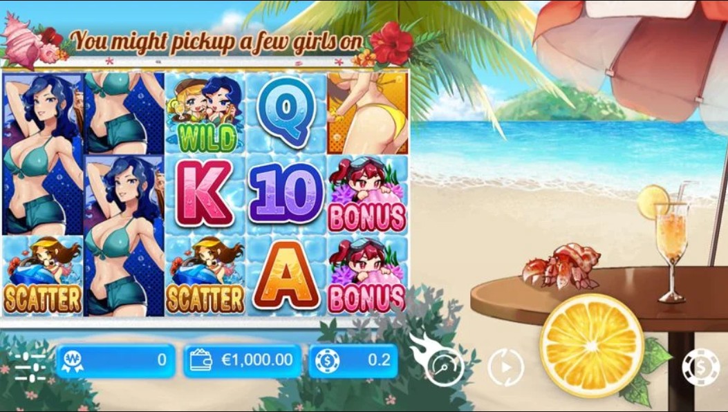 Скриншот слота Bikini Queens от Manna Play
