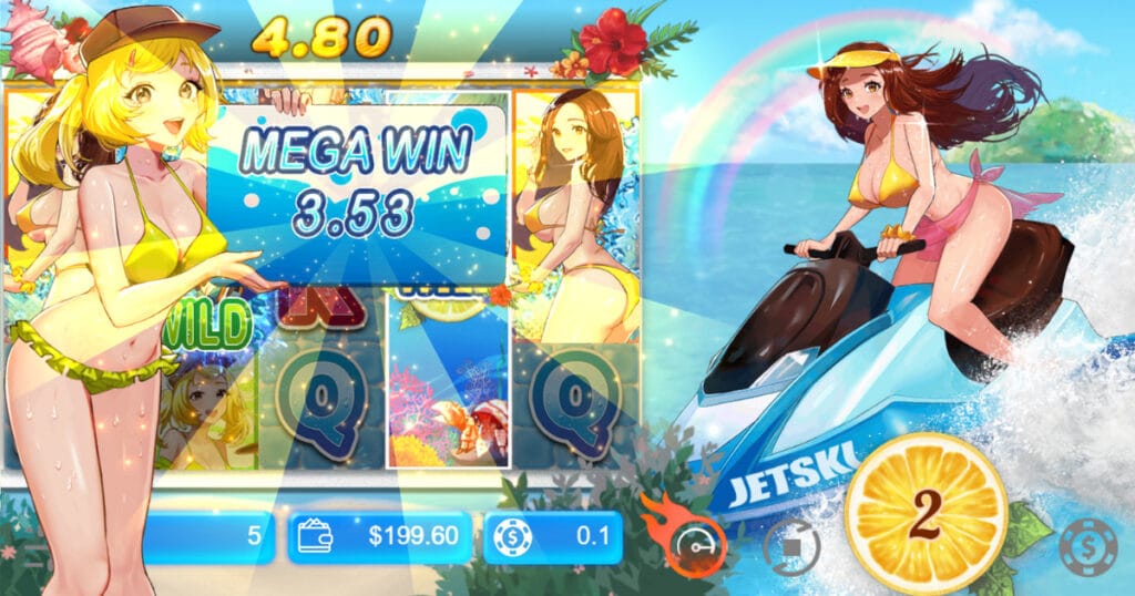 Скриншот слота Bikini Queens Xmas от Manna Play