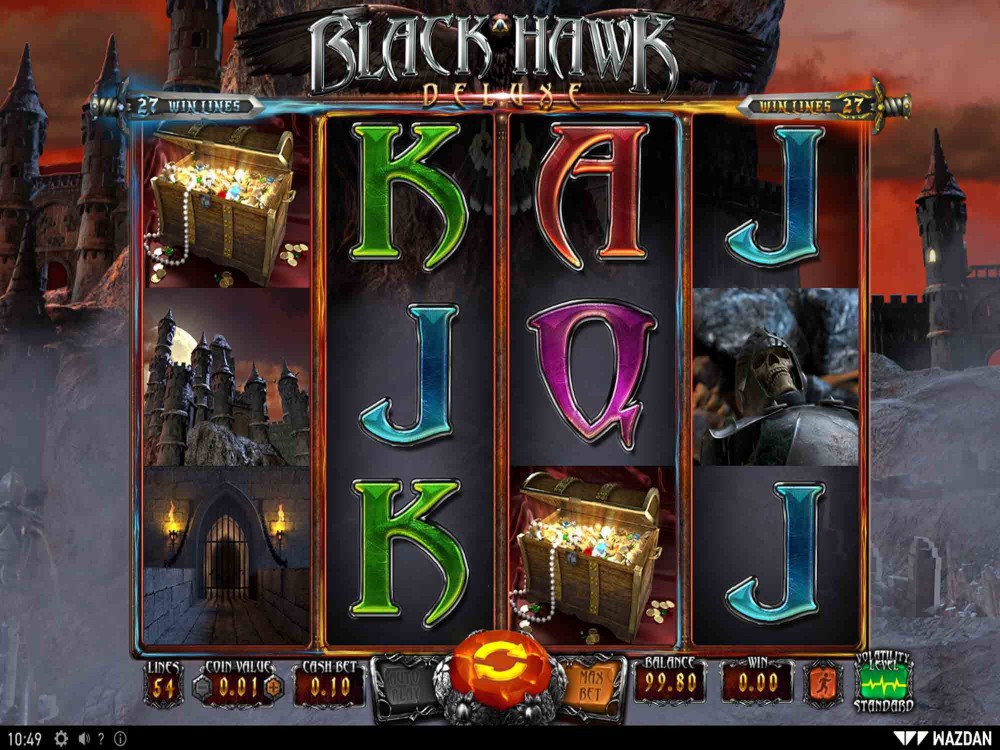 Скриншот слота Black Hawk Deluxe от Wazdan