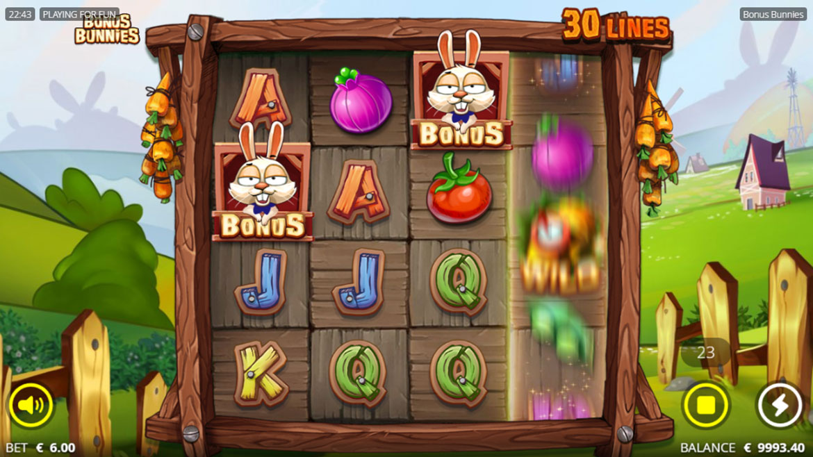 Скриншот слота Bonus Bunnies от Nolimit City