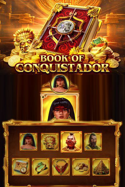 Скриншот слота Сокровища в игре Book of Conquistador от Endorphina