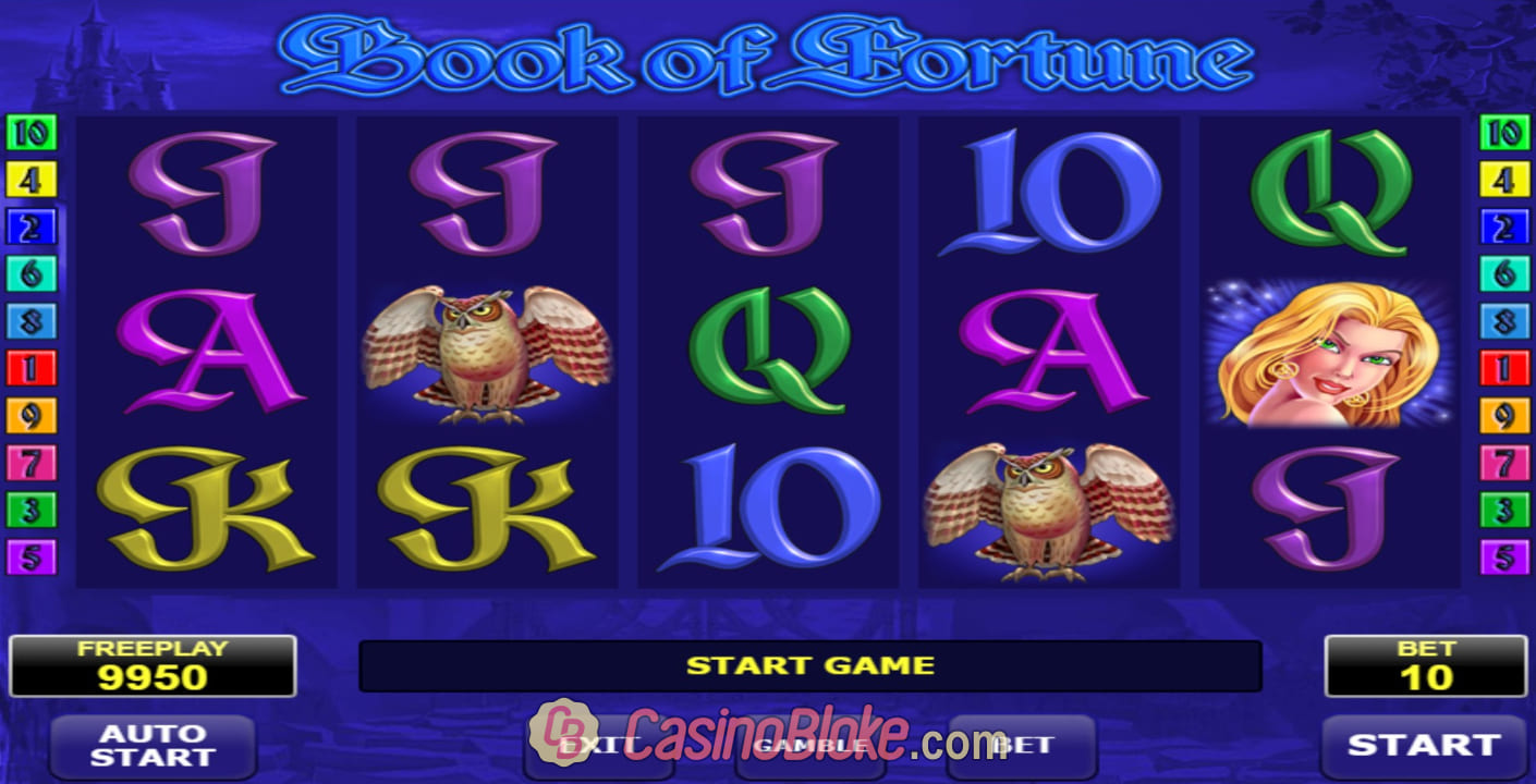 Скриншот слота Book of Fortune от Amatic Industries