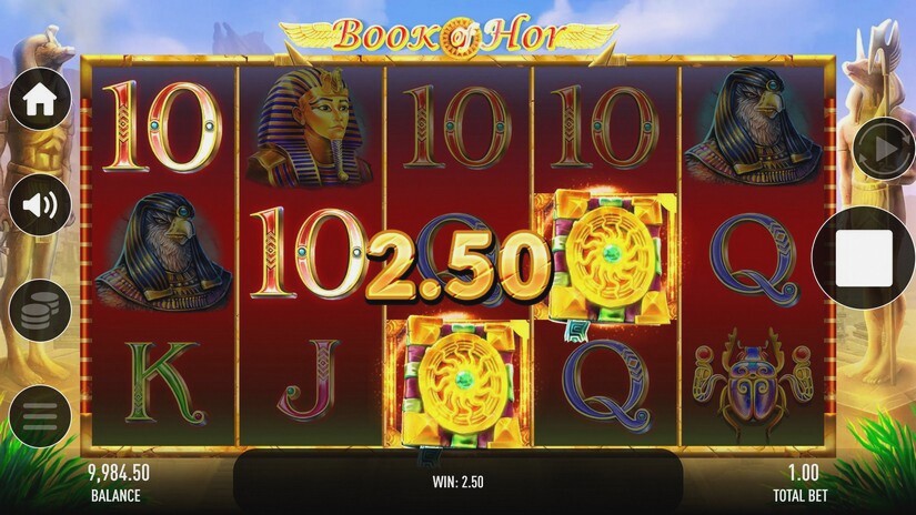 Скриншот слота Book of Hor от Zillion Games