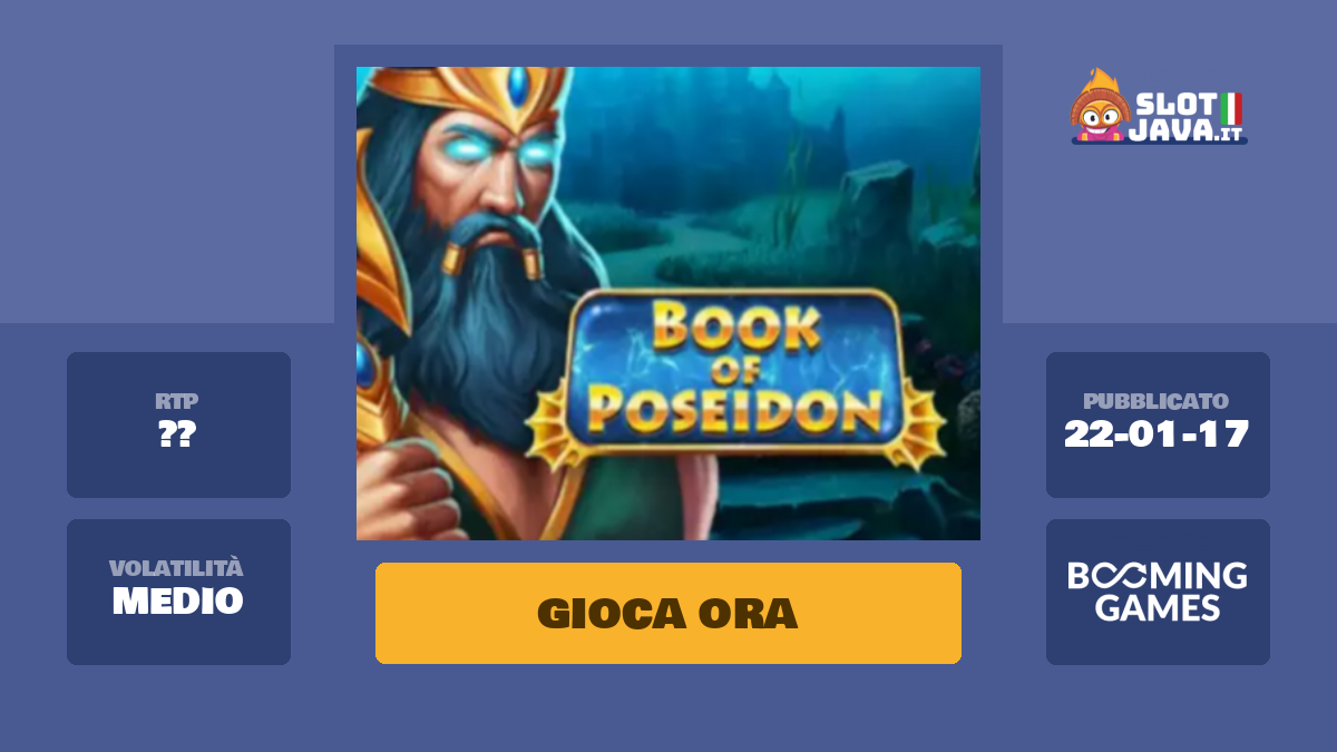 Скриншот слота Book of Poseidon от Gaming Corps