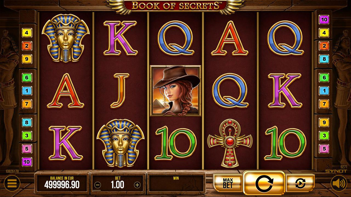 Скриншот слота Book of Secrets от SYNOT Games