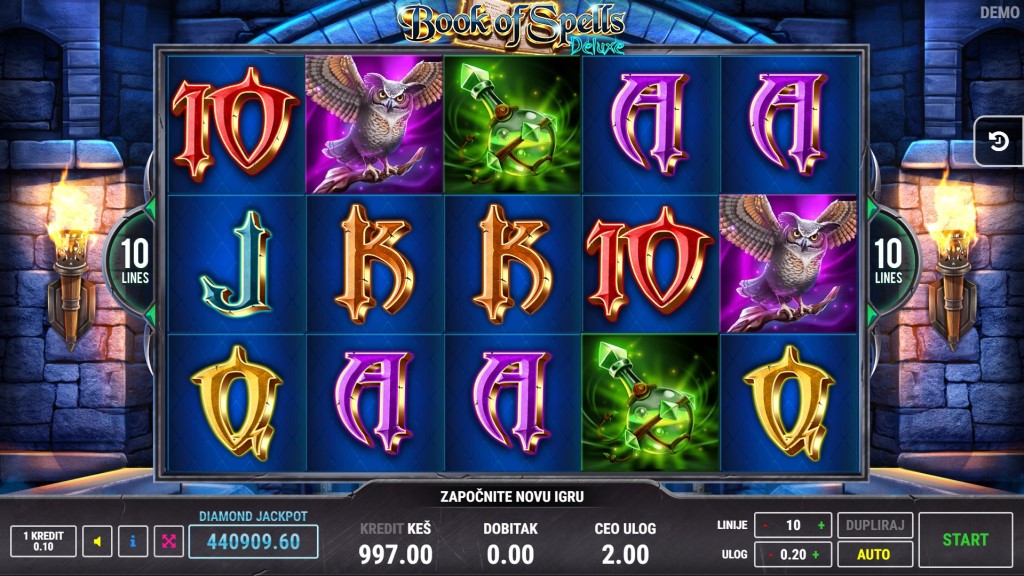 Скриншот слота Book Of Spells Deluxe от Fazi
