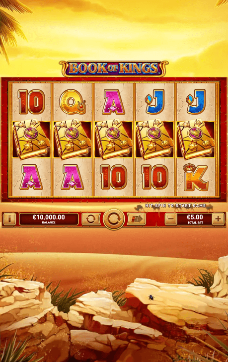 Скриншот слота Book of the Kings от Playtech
