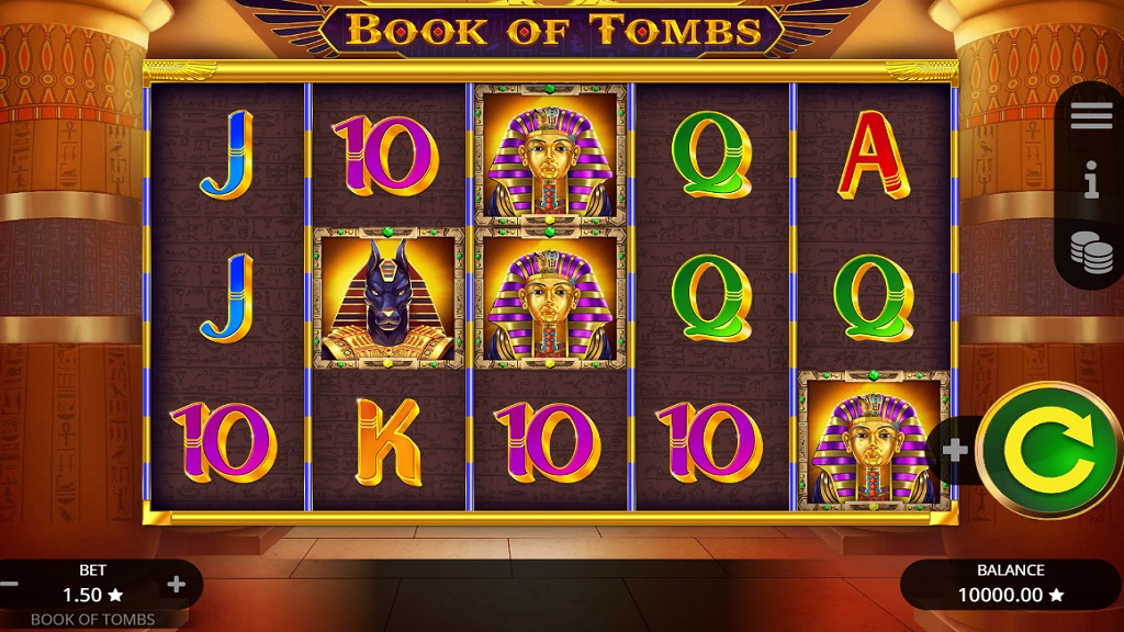 Скриншот слота Book of Tombs от Spearhead Studios