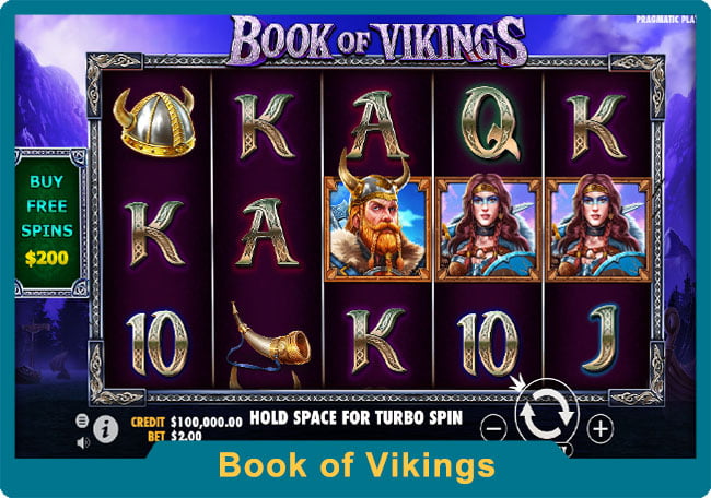 Скриншот слота Book of Vikings от Concept Gaming
