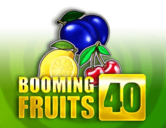 Скриншот слота Booming Fruits 40 от 1Spin4Win