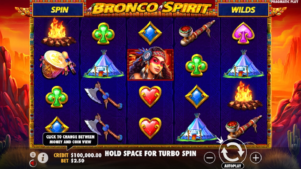 Скриншот слота Bronco Spirit от Pragmatic Play