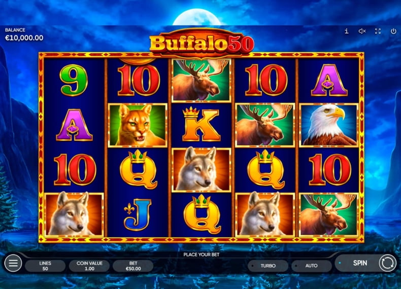 Скриншот слота Buffalo 50 от MGA Games