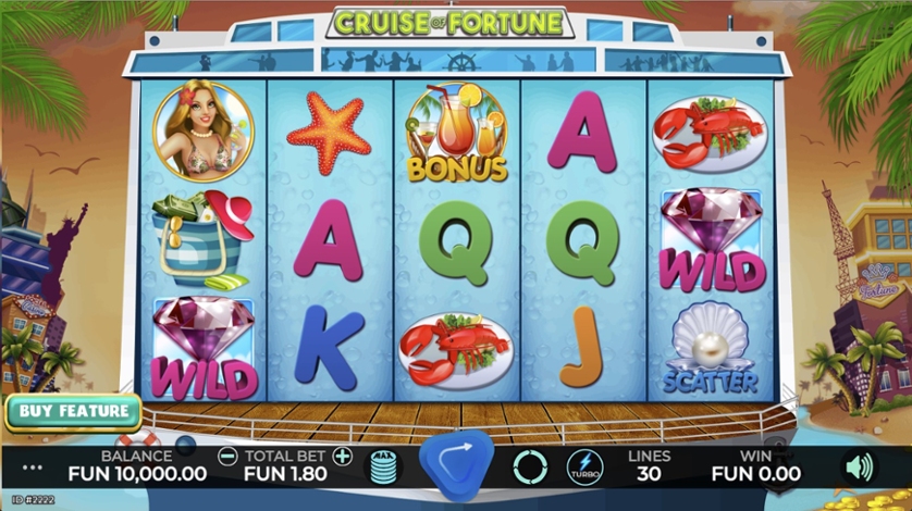 Скриншот слота Cruise of Fortune от Playson