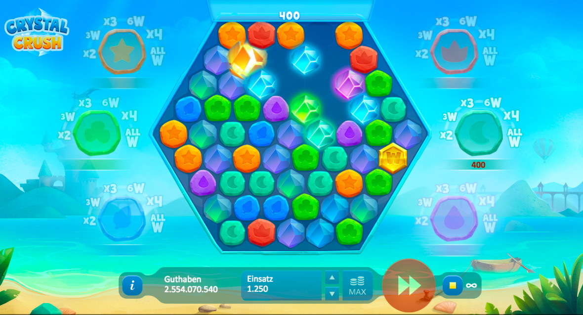 Скриншот слота Crystal Crush от Playson