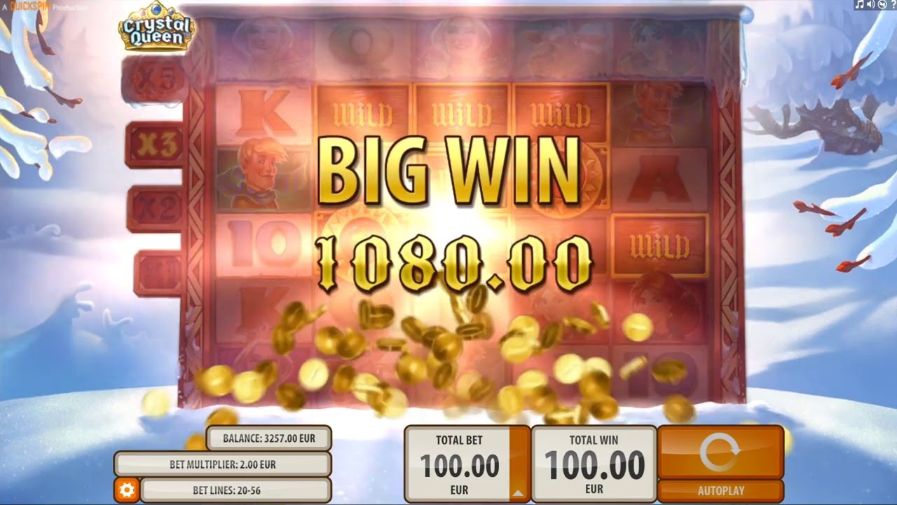 Скриншот слота Crystal Queen от Quickspin