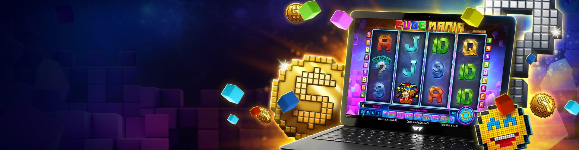 Скриншот слота Cube Mania Deluxe от Hacksaw Gaming