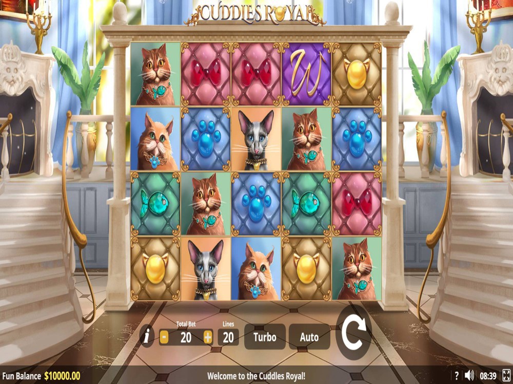 Скриншот слота Cuddles Royal от Lady Luck Games
