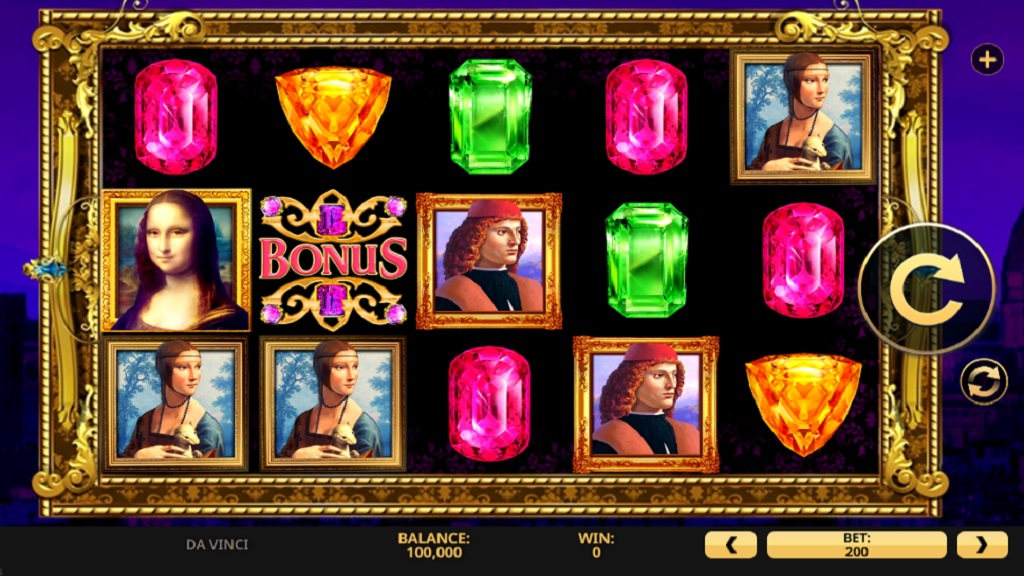 Скриншот слота Da Vinci от IGT