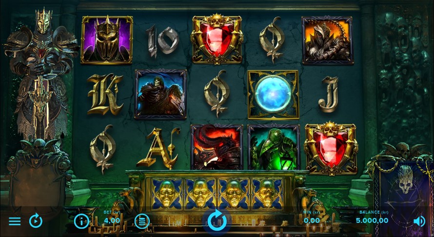 Скриншот слота Dark King: Forbidden Riches от NetEnt