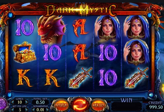 Скриншот слота Dark Mystic от Felix Gaming
