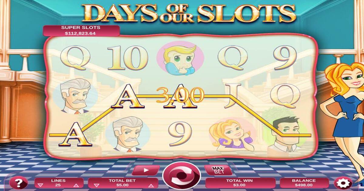 Скриншот слота Days of Our Slots от Arrow's Edge