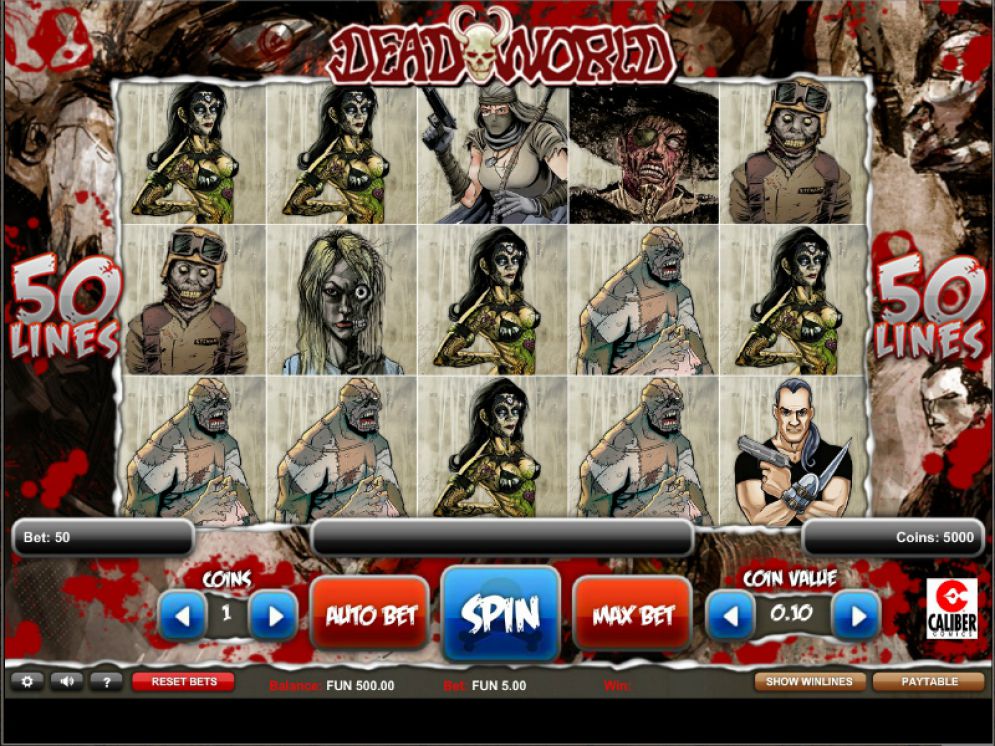Скриншот слота Deadworld от 1x2 Gaming