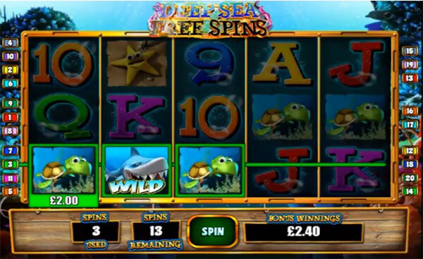 Скриншот слота Deep Sea от BGaming