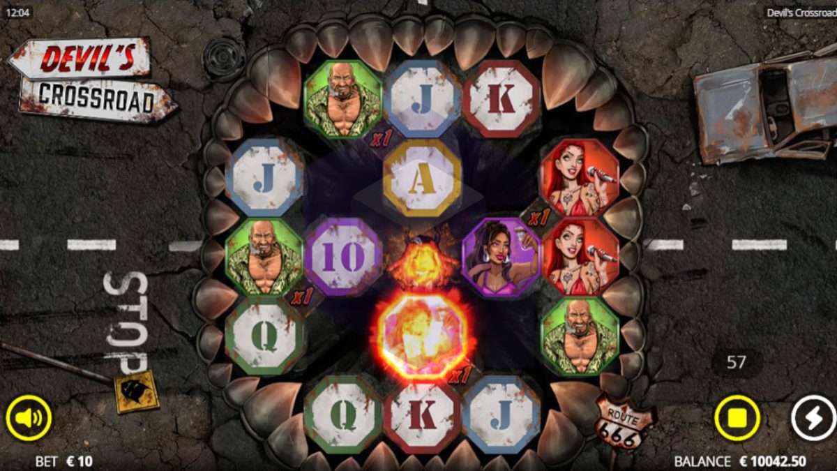 Скриншот слота Devil’s Crossroad от Nolimit City