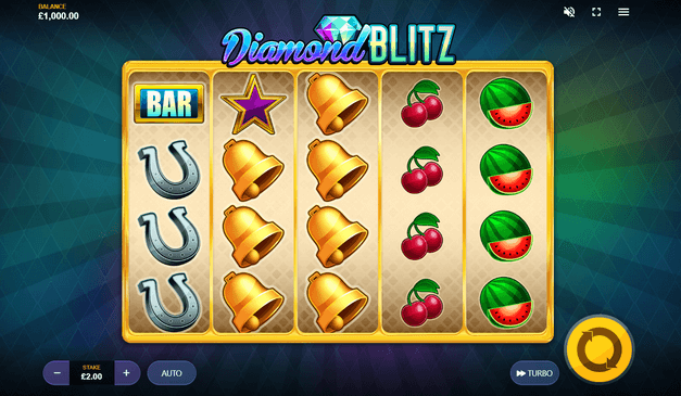 Скриншот слота Diamond Blitz от Red Tiger Gaming
