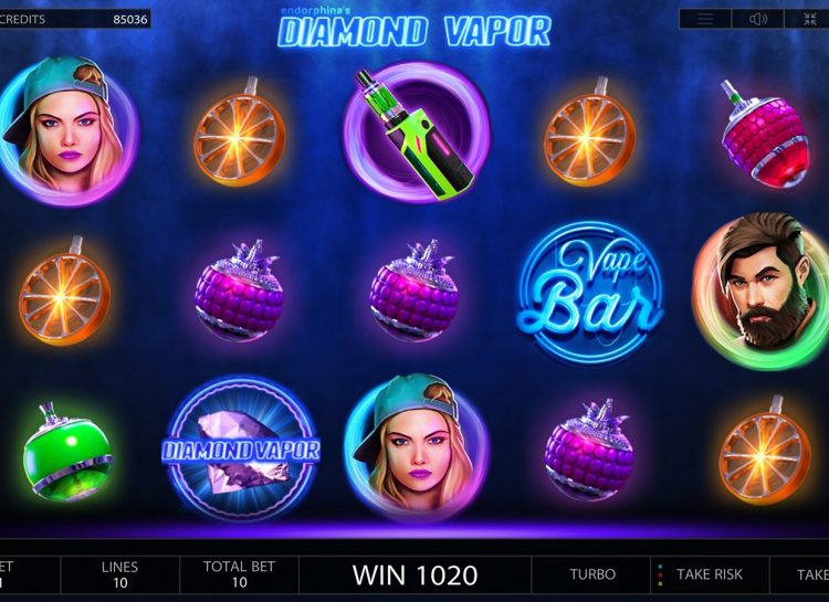 Скриншот слота Игра Diamond Vapor от Endorphina