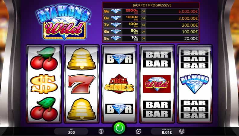 Скриншот слота Diamond Wild от iSoftBet