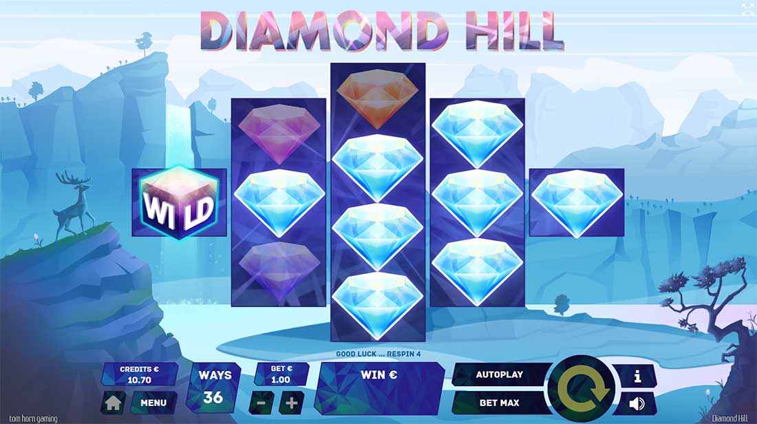 Скриншот слота Diamond Hill от Tom Horn Gaming