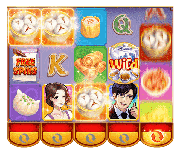 Скриншот слота Dim Sum Mania от Pocket Games Soft