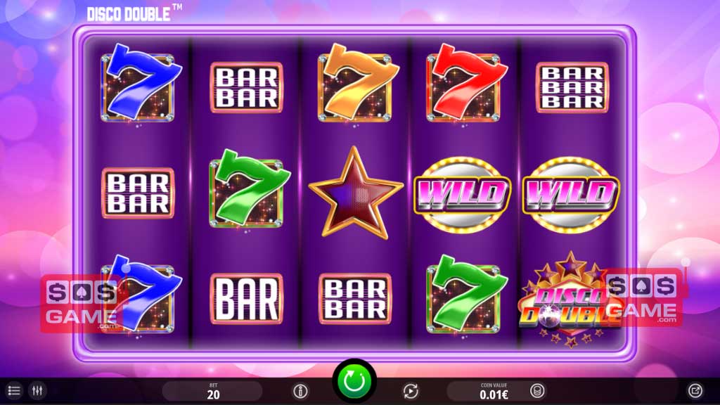 Скриншот слота Disco Double от iSoftBet