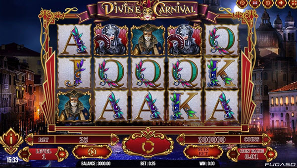 Скриншот слота Divine Carnival от Fugaso