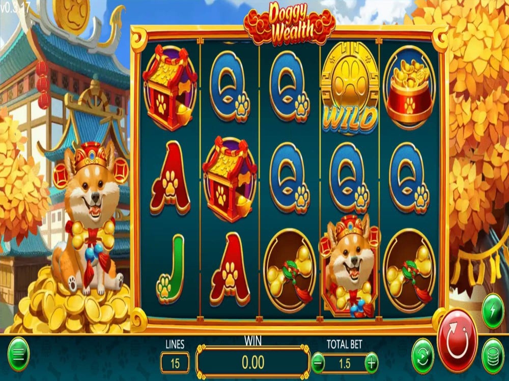 Скриншот слота Doggy Wealth от Dragoon Soft