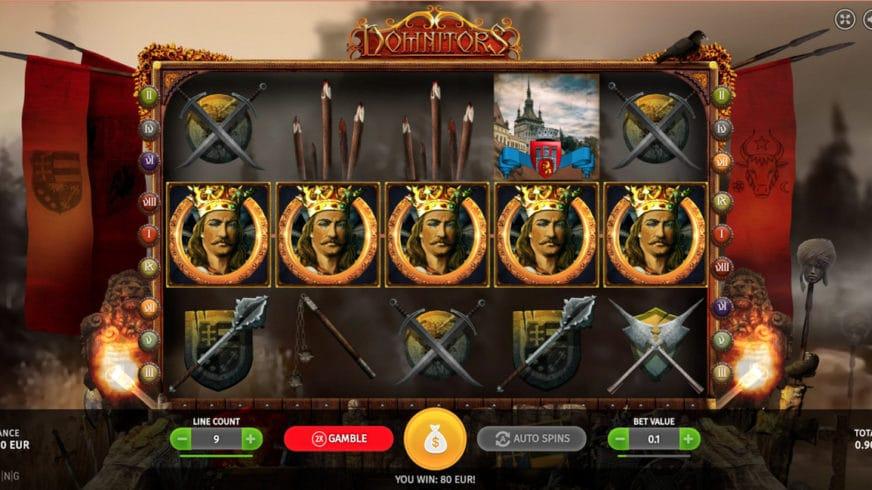 Скриншот слота Domnitors от BGaming