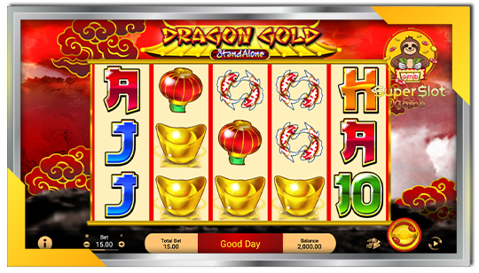 Скриншот слота Dragon Gold Sa от Spadegaming