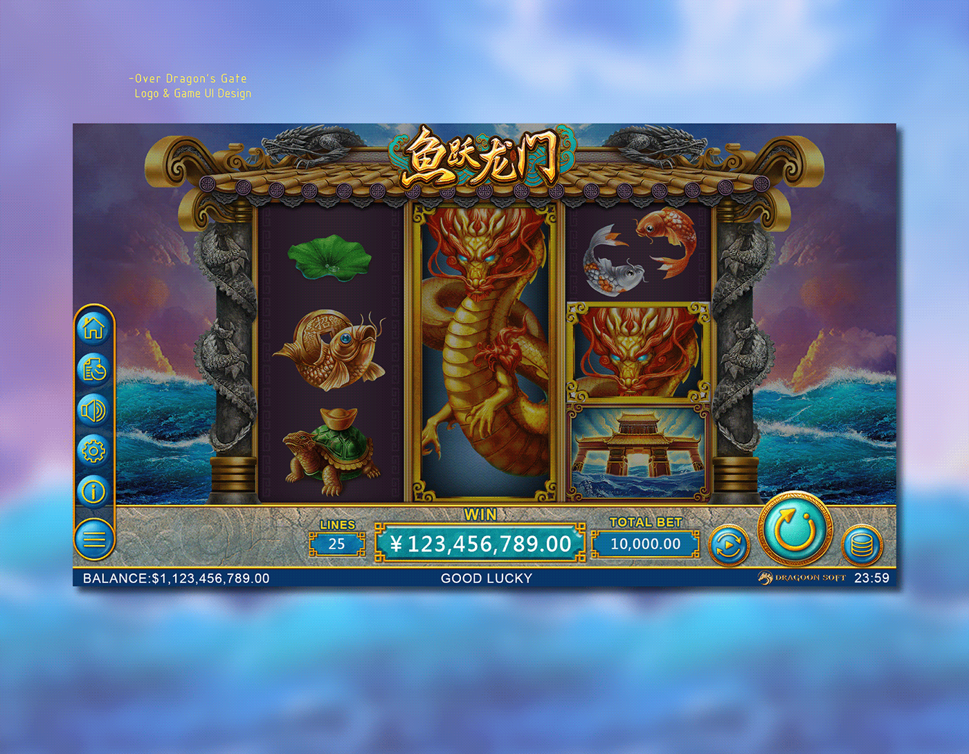 Скриншот слота Dragons Gate от JDB